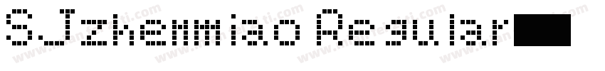 SJzhenmiao Regular字体转换